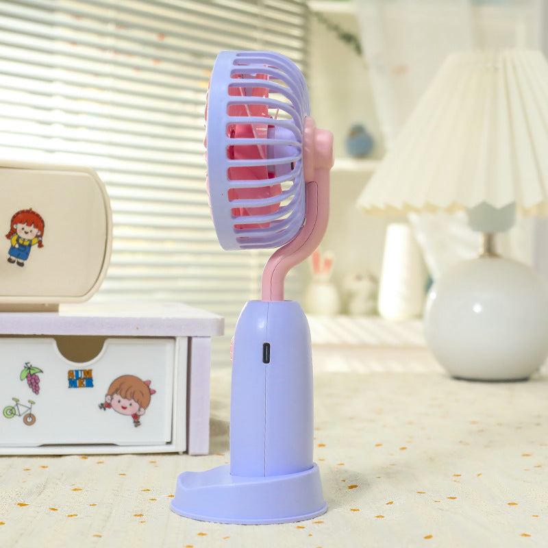 Women's portable table fan in playful flower design Stornfield