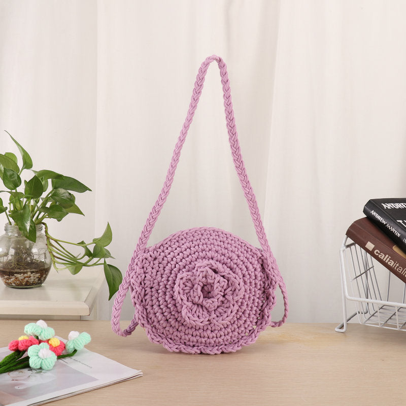 Handmade Crossbody Bag In Unique Floral Pattern Stornfield