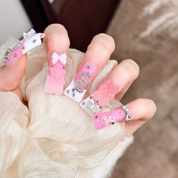 Decorative Press-On Nail Art Kit