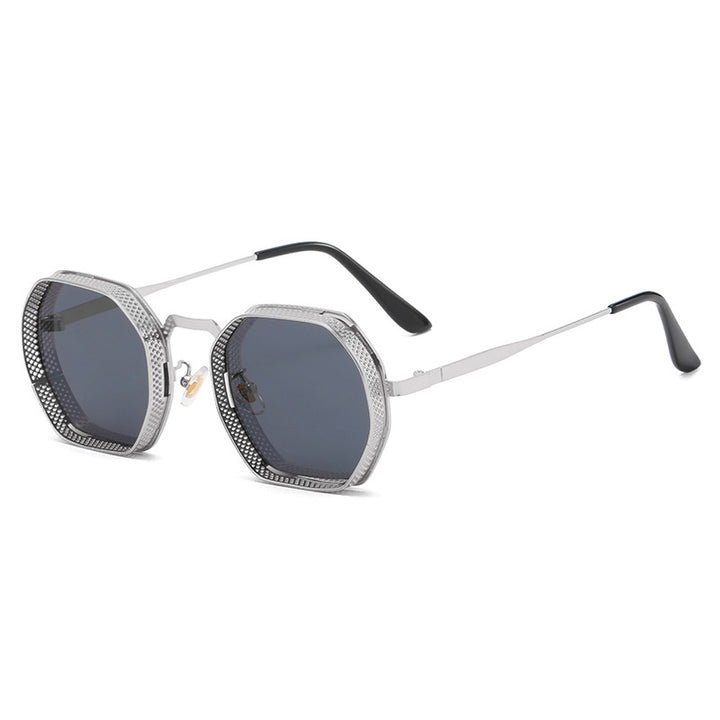Women’s sunglasses with unique octagonal metal frame Stornfield