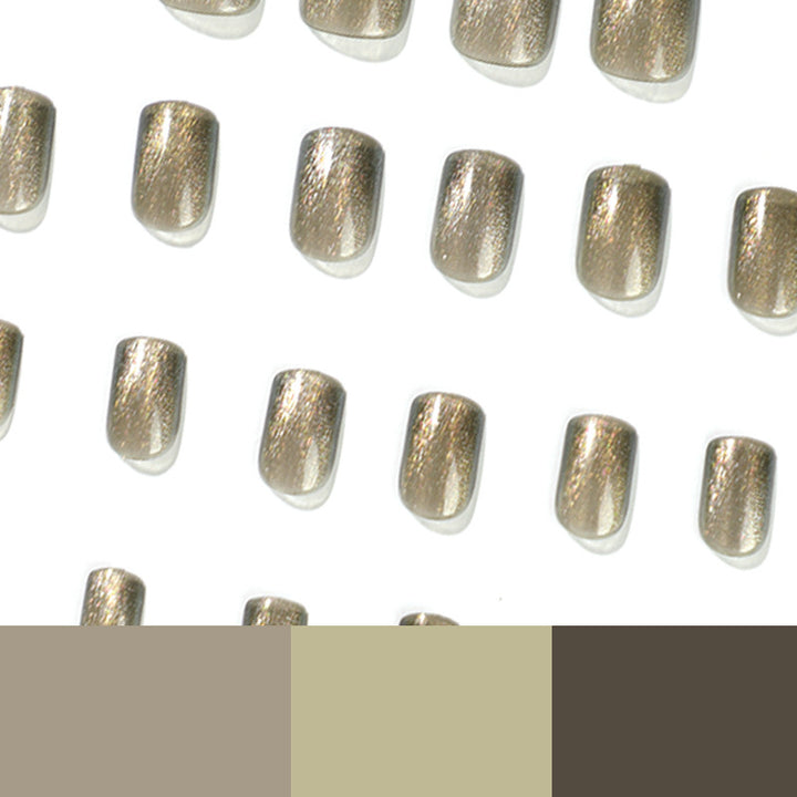 Artful Nail Extensions with Glitter and Ombre Effect Stornfield
