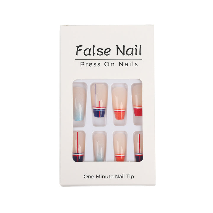 Artificial Nail Set in Modern Gradient Design Stornfield