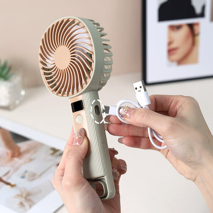 Unisex Rechargeable Smart Handheld Cooling Fan Stornfield