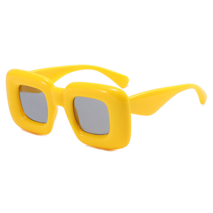 Women rectangular sunglasses with wide frame and protective UV filter Stornfield