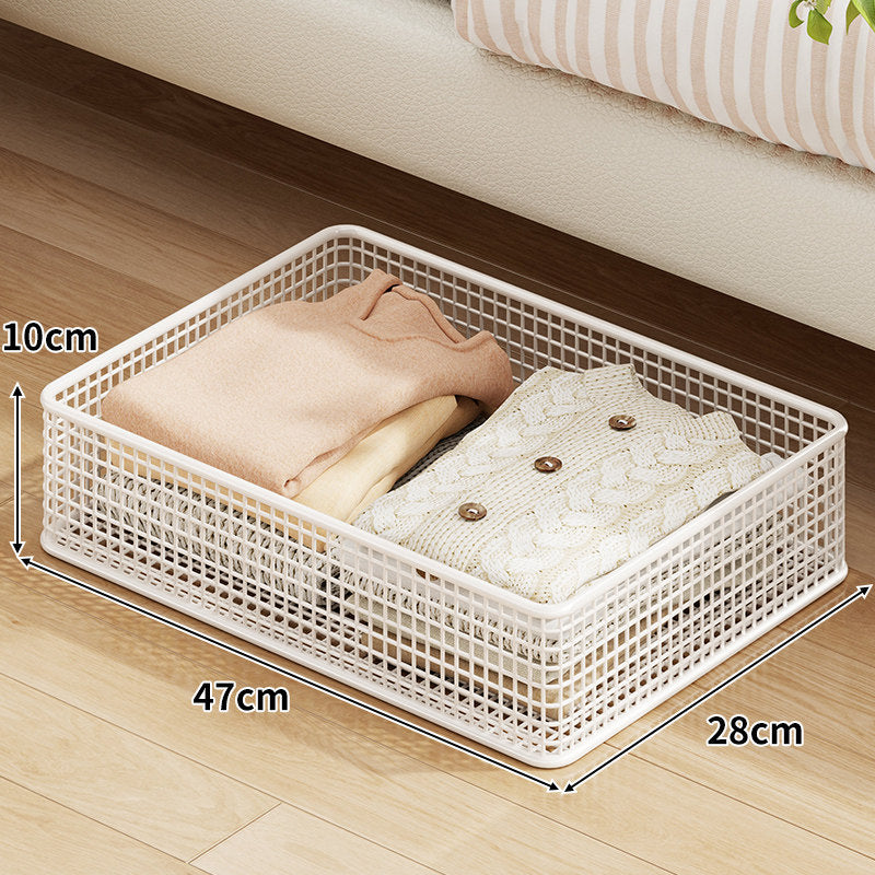 Under-Bed Rolling Mesh Storage Drawer with Locking Casters
