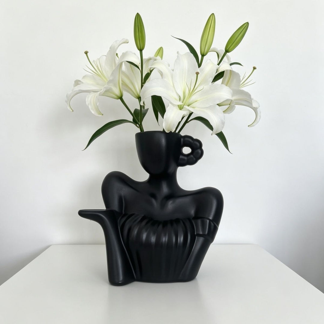 Decorative Lady Figure Watering Can Stornfeild