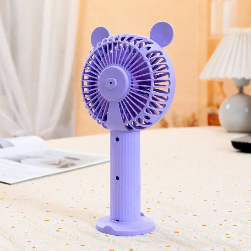 Women's Portable Mini Fan with Animal Ears Stornfield