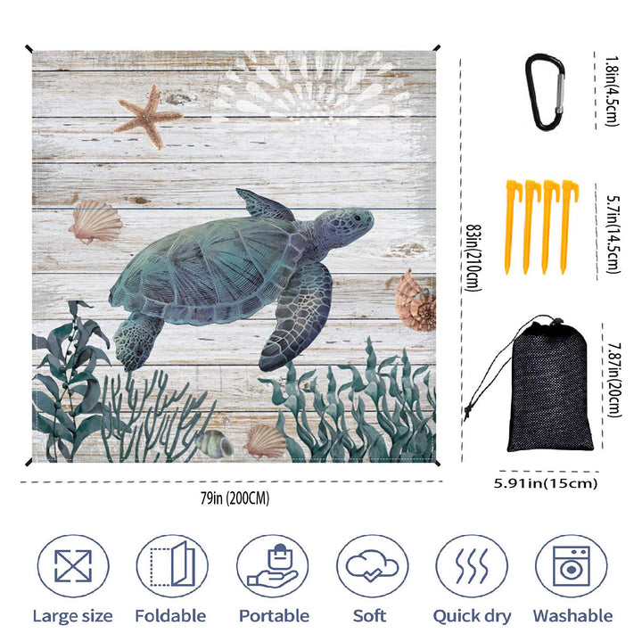 Large Portable Beach Mat Stornfield