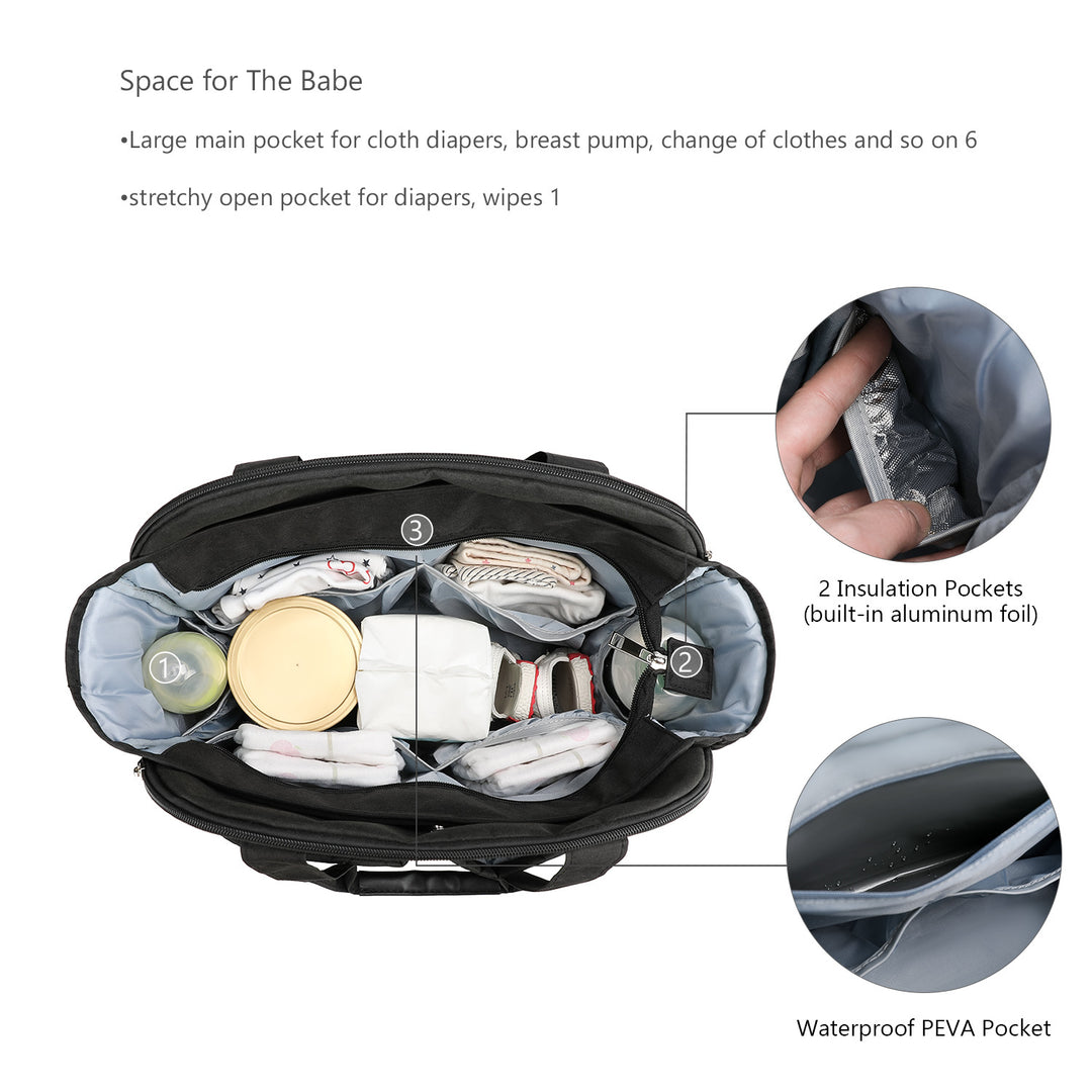 Modular diaper bag Stornfield