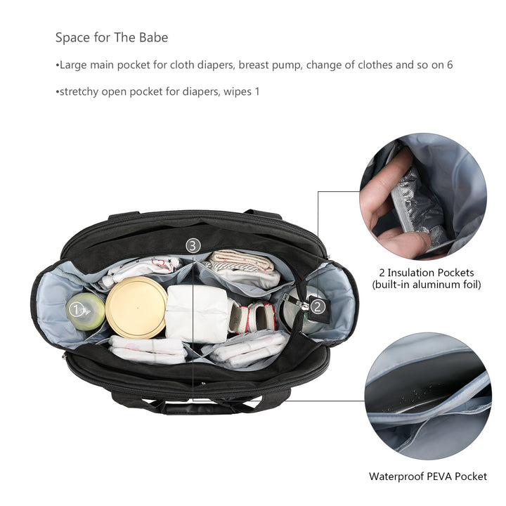 Modular diaper bag Stornfield