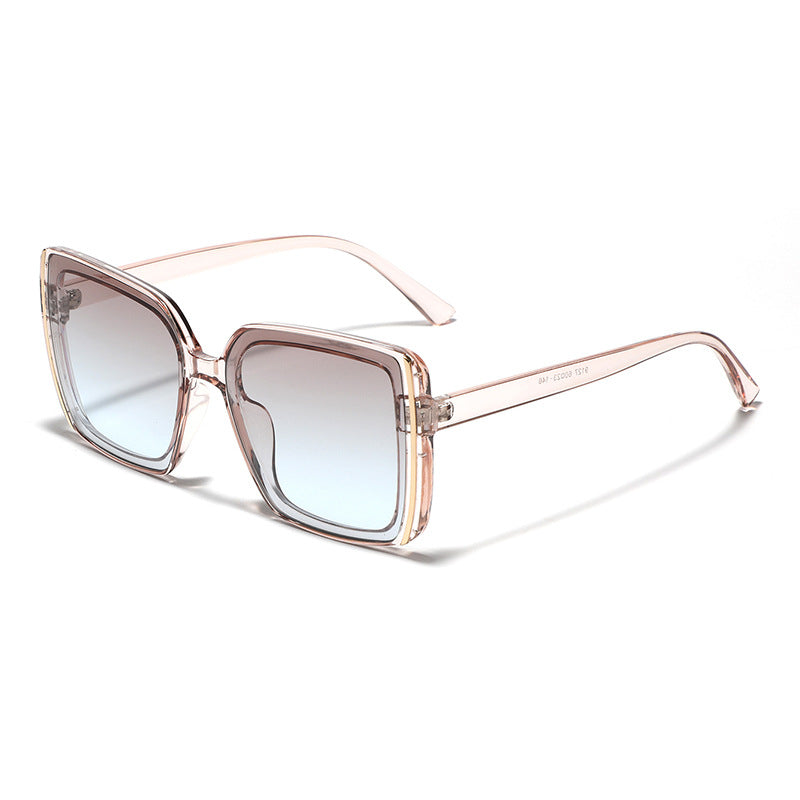 Women oversized designer sunglasses with unique frame Stornfield