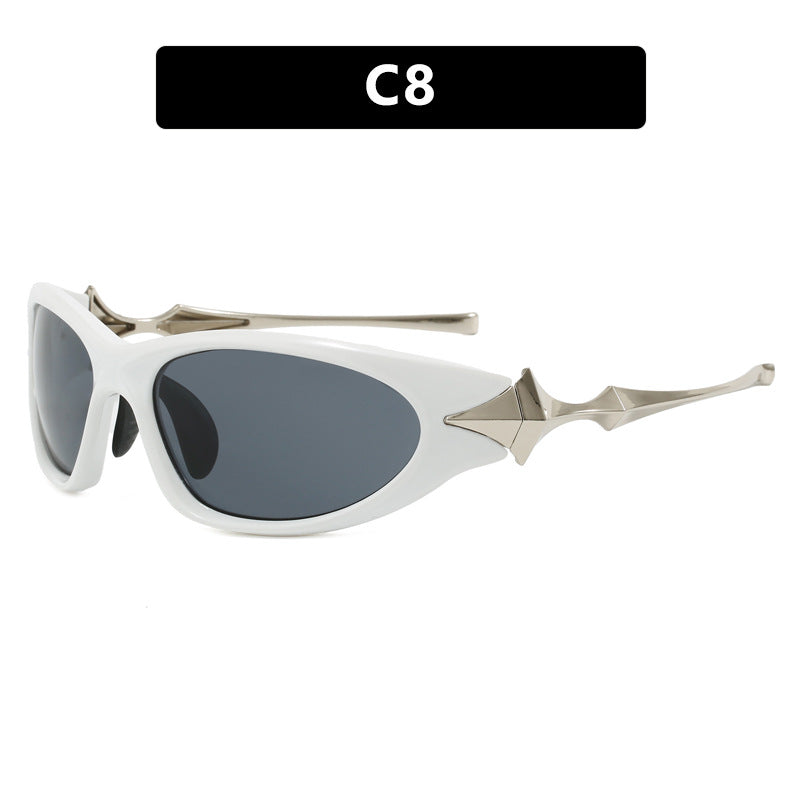 Women's futuristic sports sunglasses with ergonomic design Stornfield