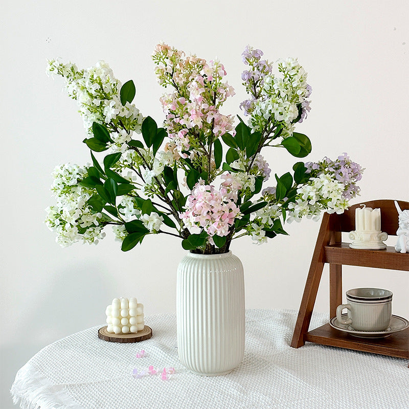 Decorative artificial flower branch
