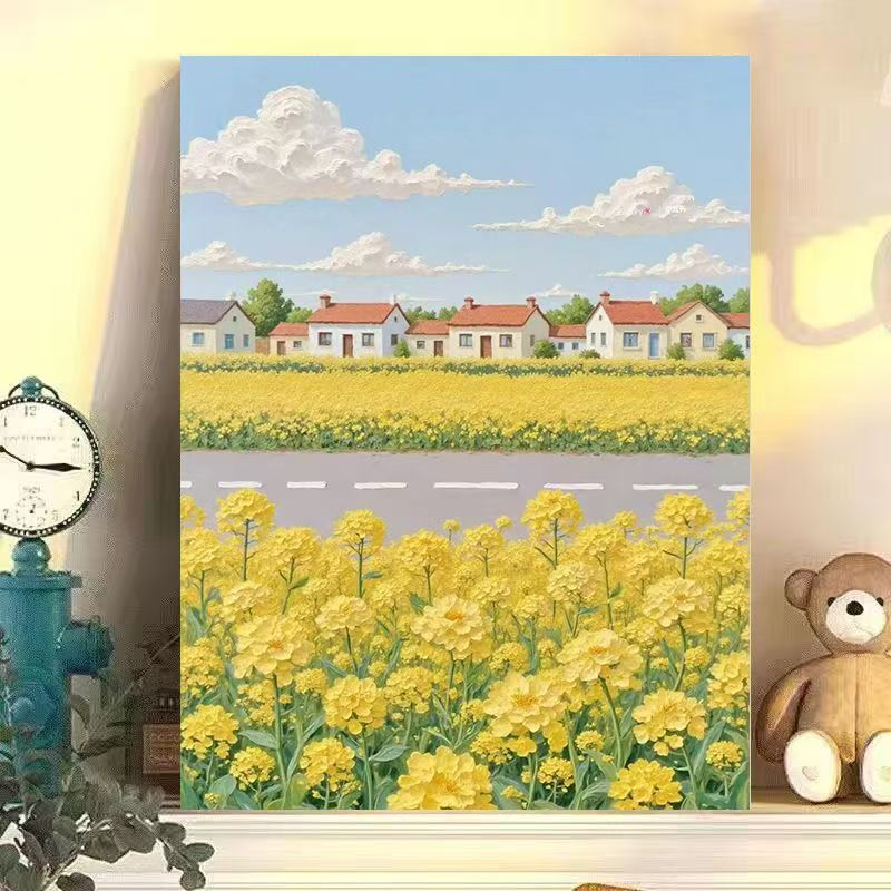 Landscape Floral Canvas Art Print Stornfield