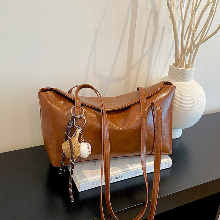 Sleek Minimalist Leather Tote