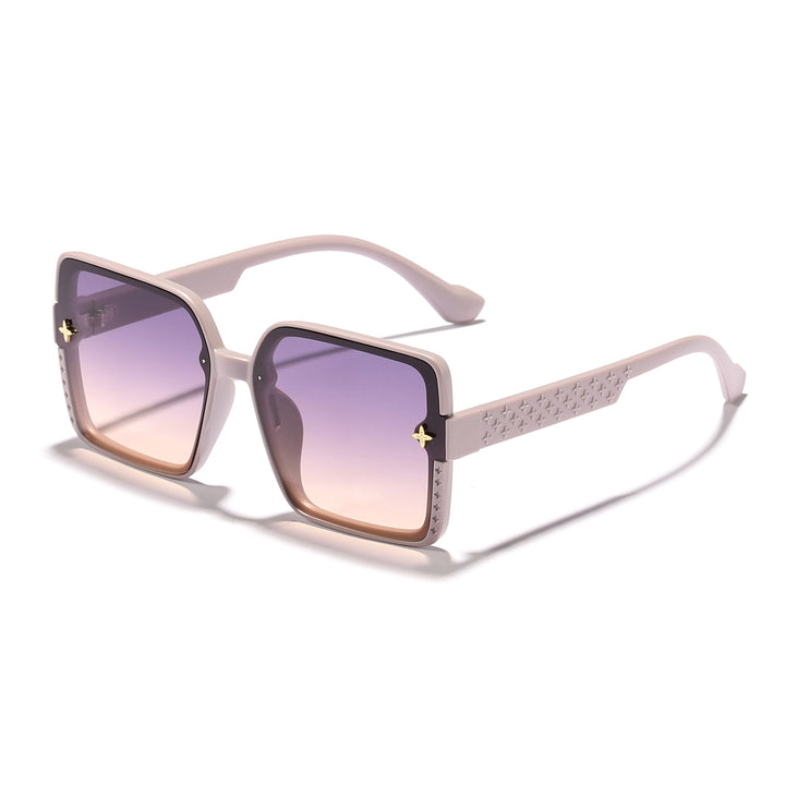 Women's fashionable square sunglasses with embellished frame Stornfield