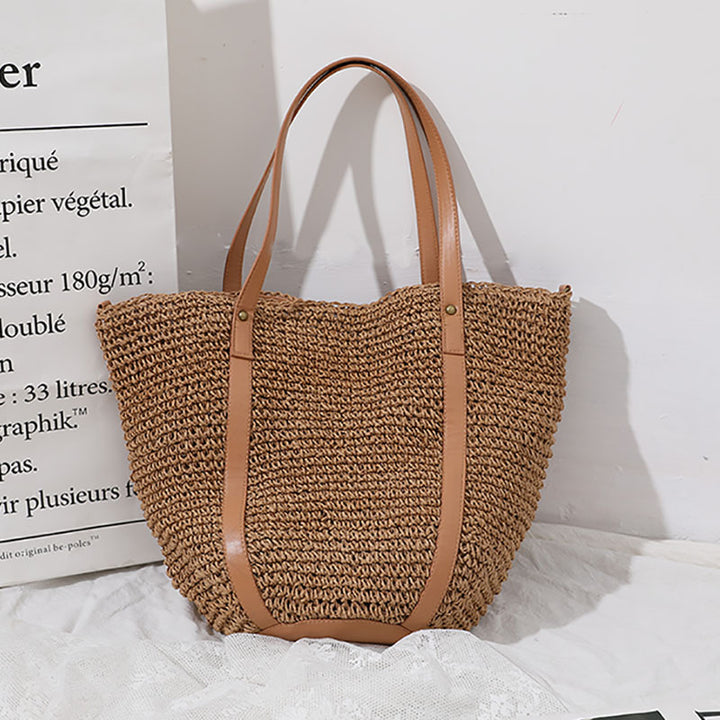 Large Braided Tote Bag with Adjustable Straps Stornfield