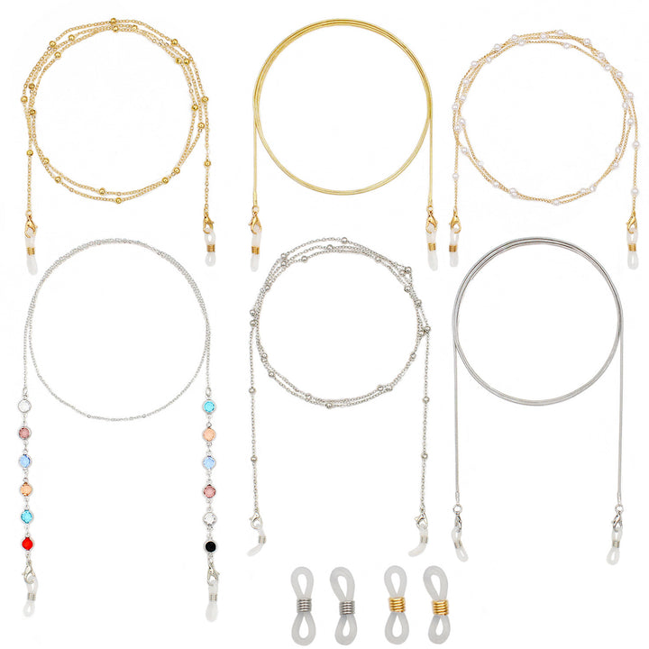 Elegant Crystal-Embellished Eyewear Chain Stornfield 1788159829