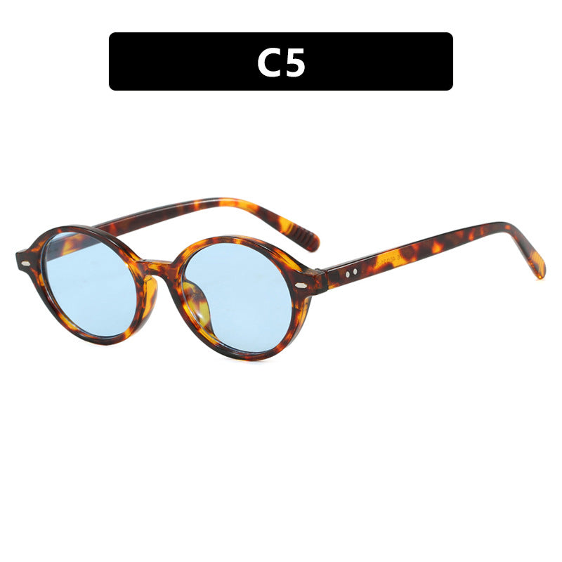 Women's round sunglasses with modern design and polarized lenses Stornfield