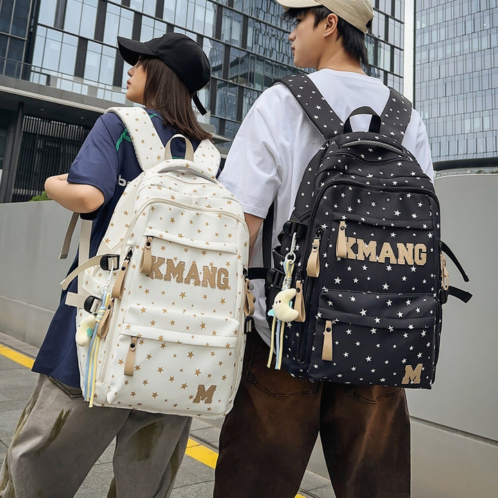 Trendy Star-Patterned Backpack Stornfield