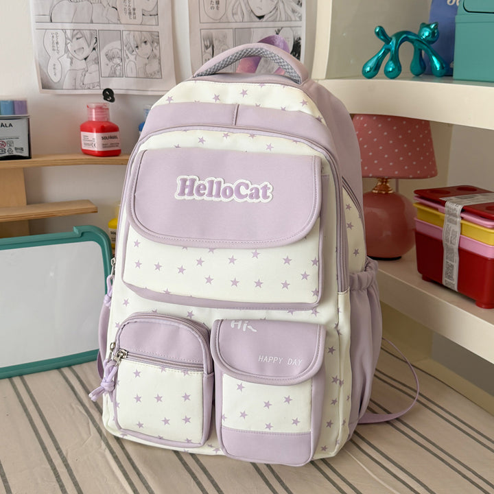 Stylish Star-Embellished Backpack Stornfield 1791205930