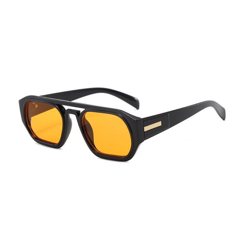 Women’s fashionable rectangular glasses with elegant metal accent Stornfield