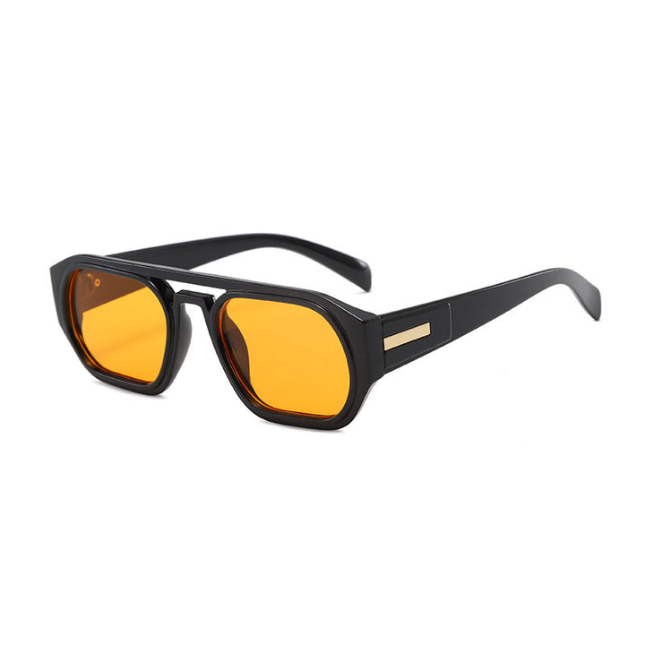 Women’s fashionable rectangular glasses with elegant metal accent Stornfield