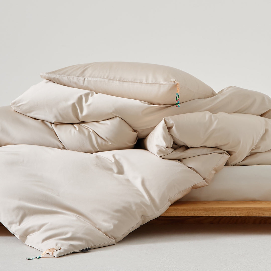 Minimalist Silky-Touch Microfiber Duvet Cover Set with Pillowcases
