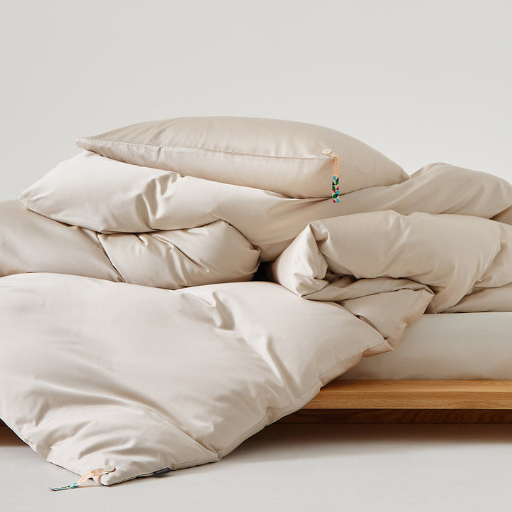 Minimalist Silky-Touch Microfiber Duvet Cover Set with Pillowcases