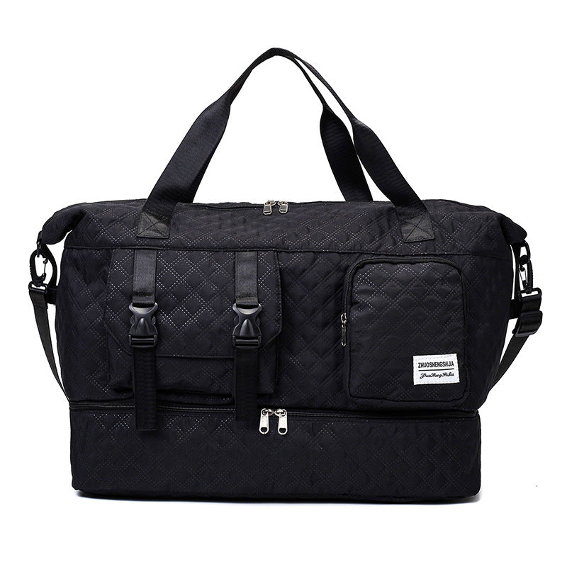 Premium Quilted Weekend Duffel Bag