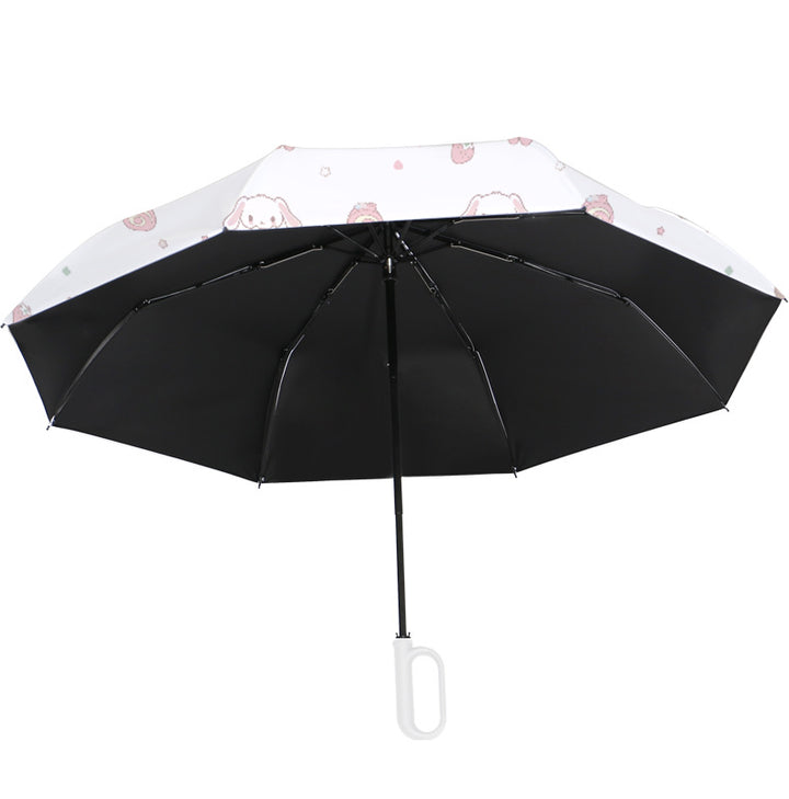 Women's Automatic Folding Umbrella with Playful Animal Design Stornfield