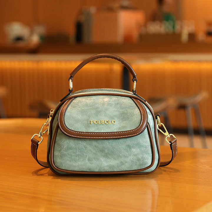 Vintage-Inspired Leather Handbag