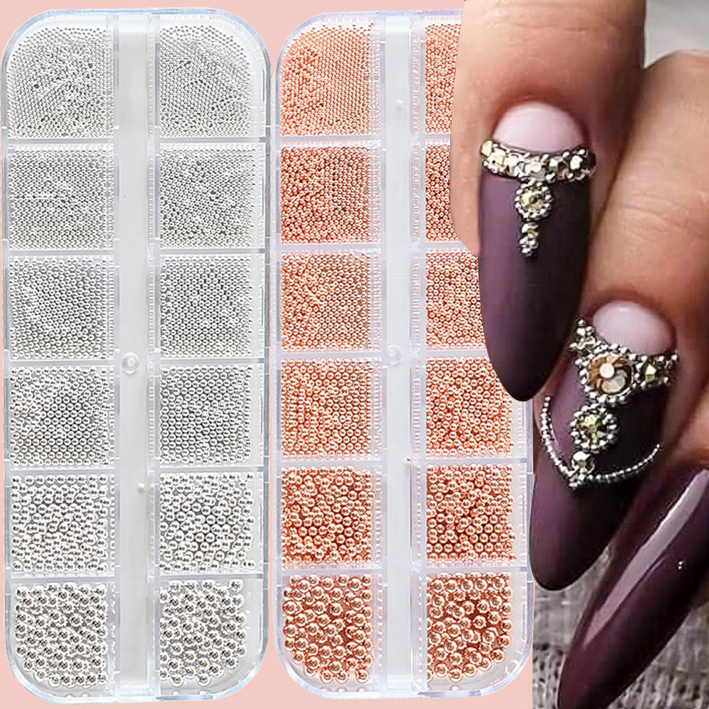 Decorative Nail Art Beads Set