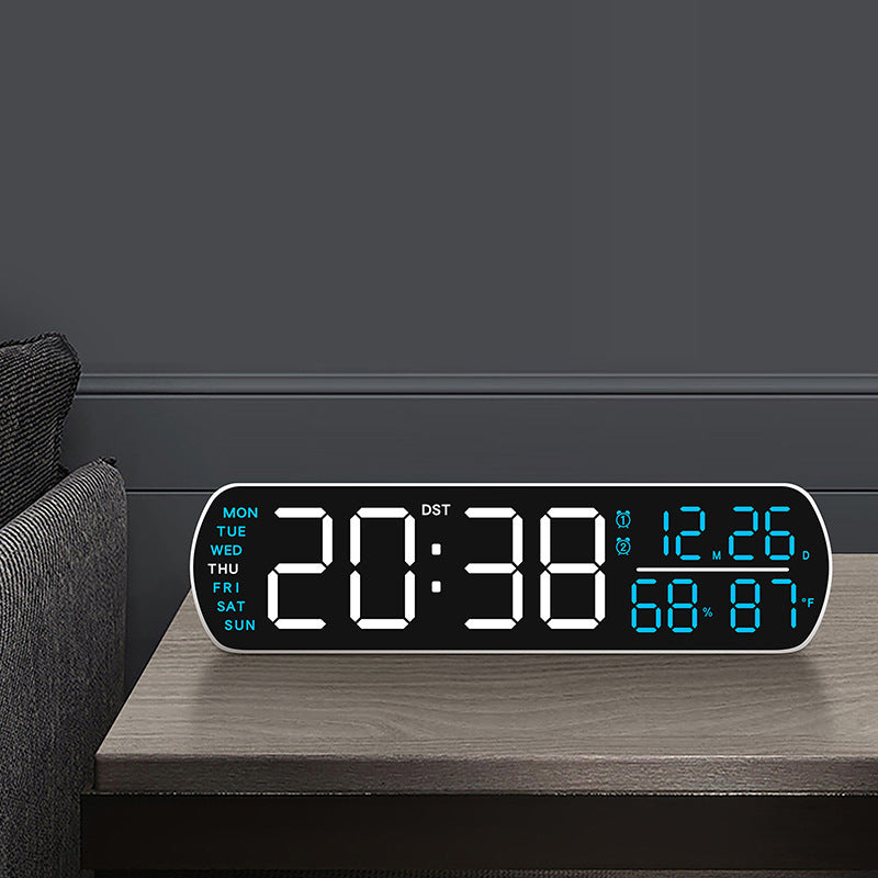 Digital wall clock with temperature and hygrometer display Stornfield