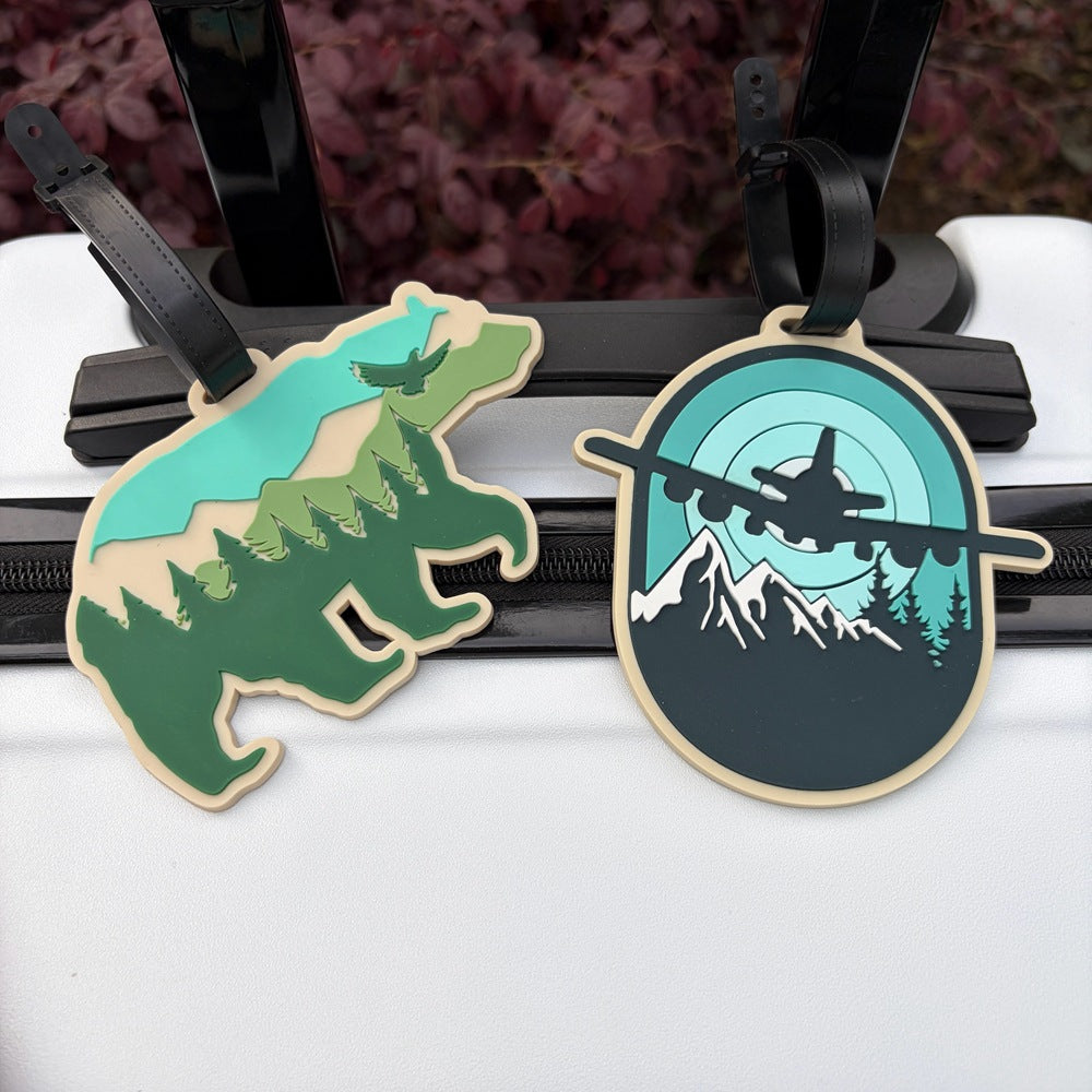 Bear-Shaped Travel Luggage Tag Stornfield