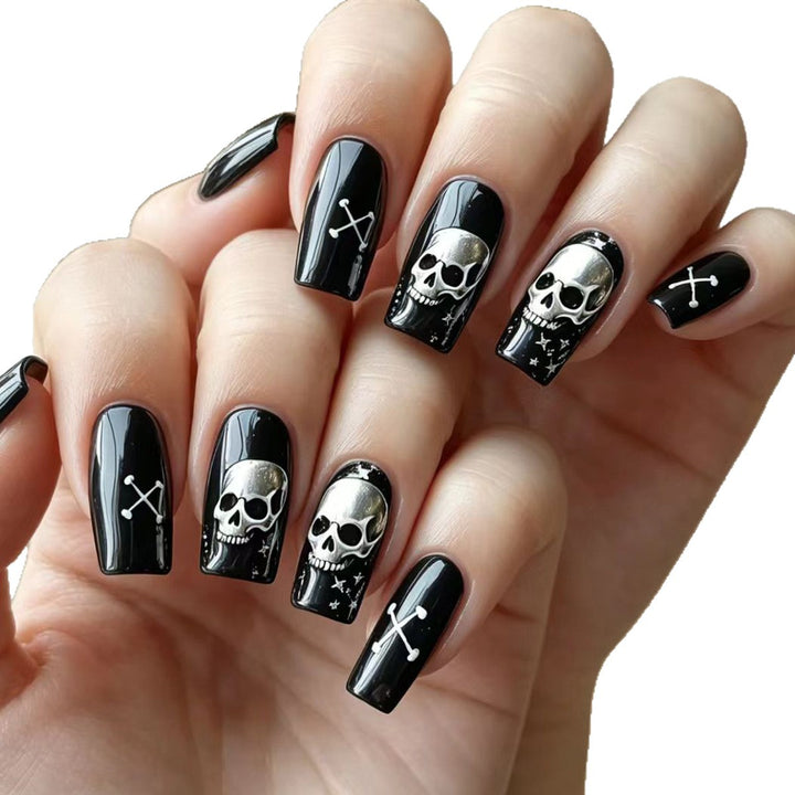 Creative Art Nails in Skull Design Stornfield