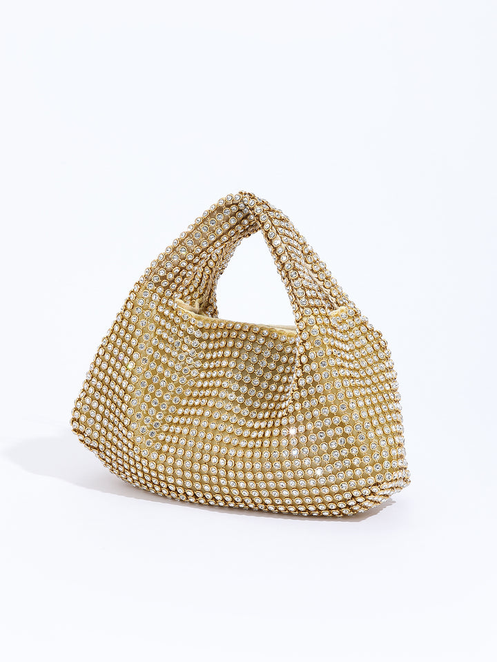 Crystal-Embellished Evening Handbag
