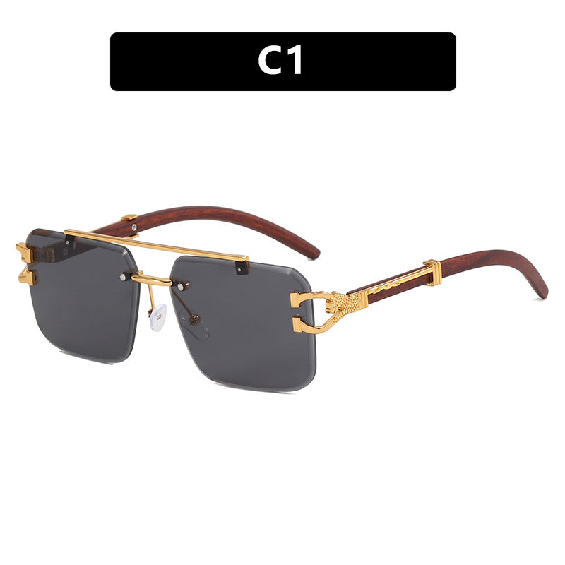 Women's fashionable glasses with innovative frame and luxurious wood detail Stornfield