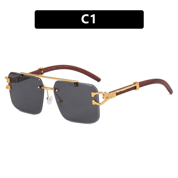 Women's fashionable glasses with innovative frame and luxurious wood detail Stornfield
