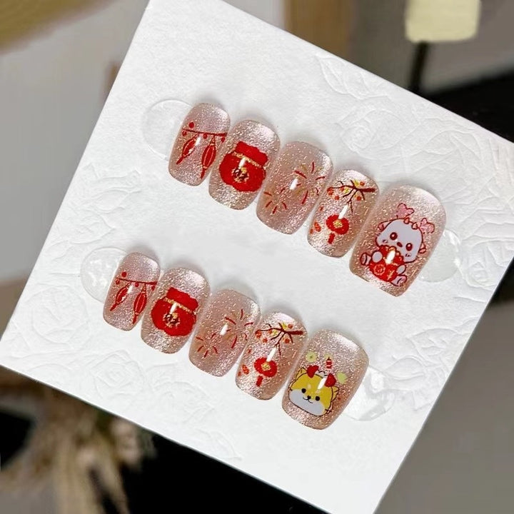 Creative nail art with fantasy motifs Stornfield