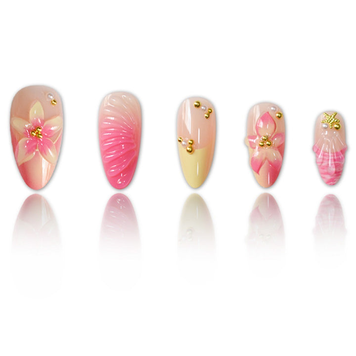 Elegant Floral Nail Art Extensions Stornfield 1787913880