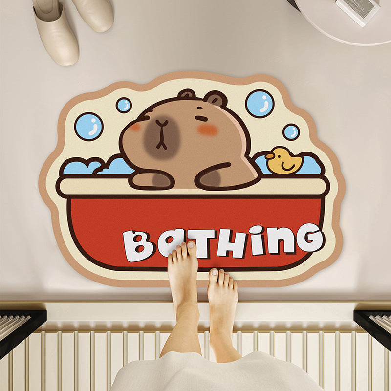Cartoon Character Door Mat for Home Entryway