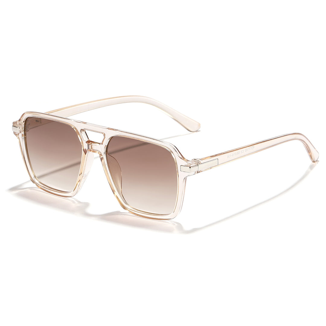 Women square sunglasses with elegant transparent frame Stornfield