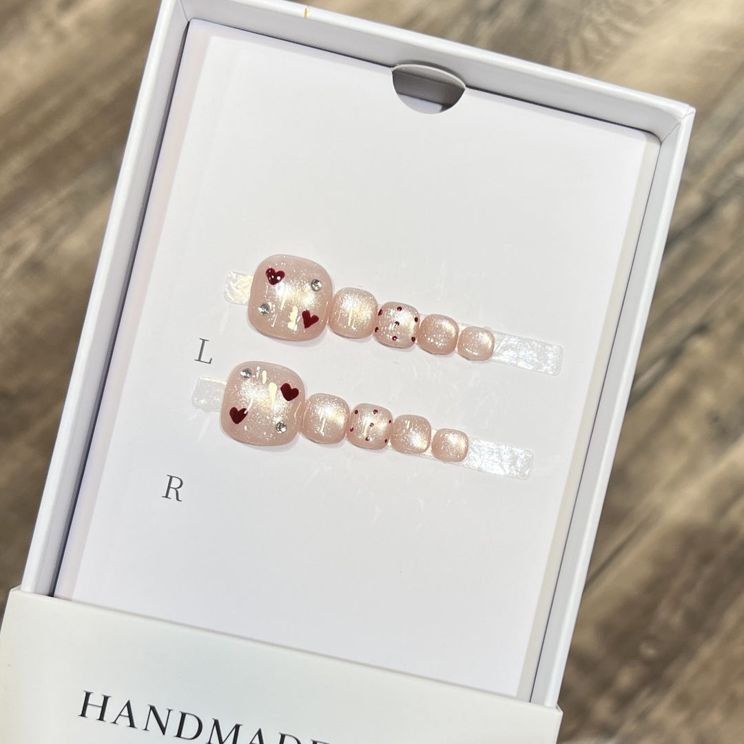 Decorative Heart Nail Art Set Stornfield
