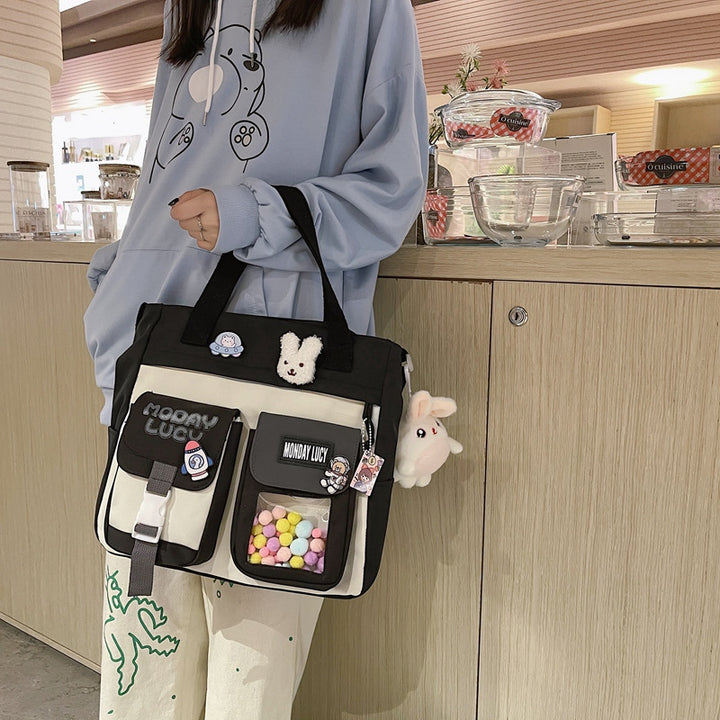 Whimsical Multi-Compartment Messenger Bag Stornfield