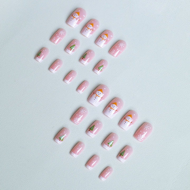 Festive Winter Nail Art Set