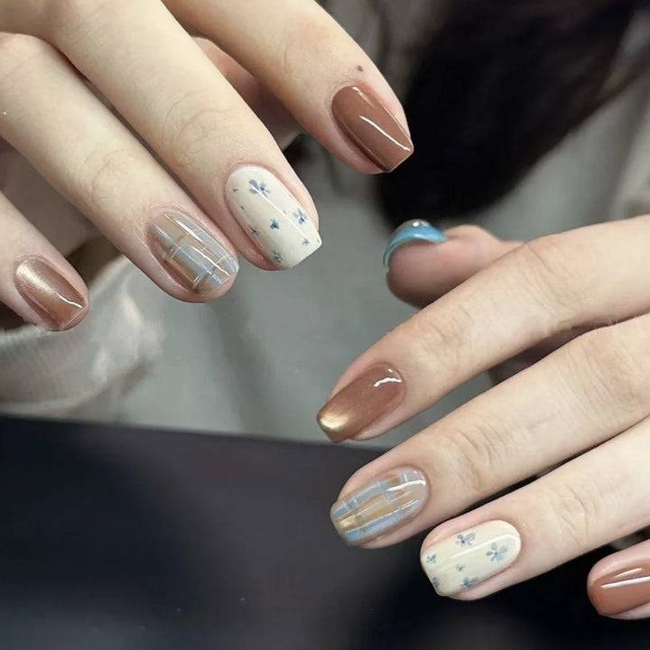 Decorative Press-On Nail Set 1790745746