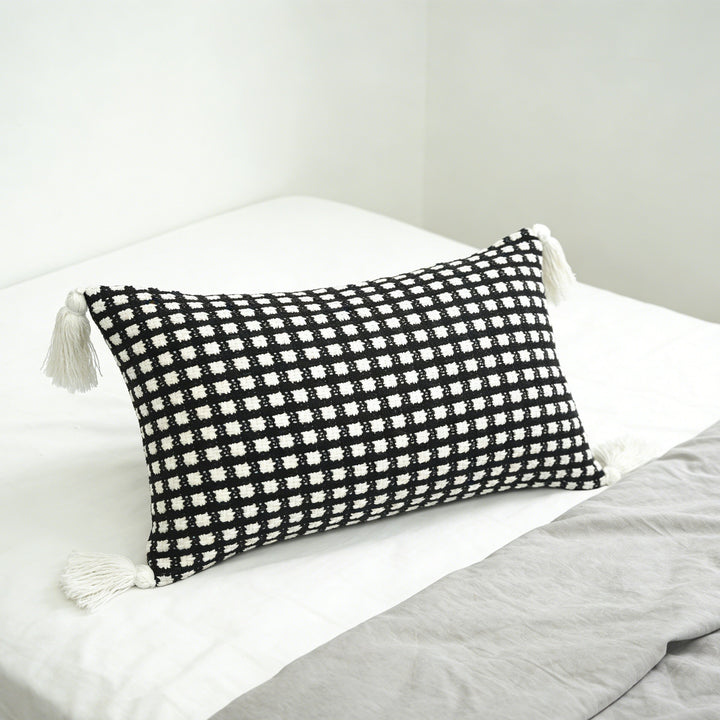 Classic Checkered Decorative Pillow