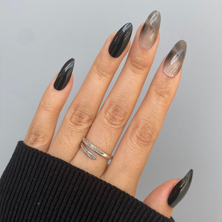 Artistic Stiletto Press-On Nails Set with Ombre Design Stornfield