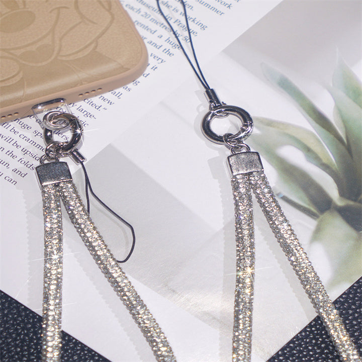 Sparkling Rhinestone Phone Lanyard Holder Stornfield